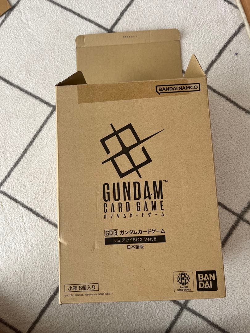 ガンダムカードゲーム リミテッドBOX ver.β 日本語版 未開封カートン