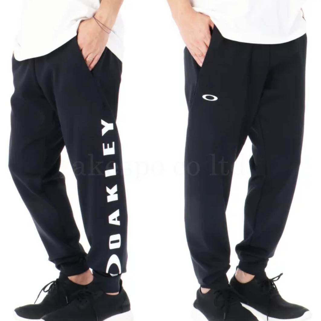 [新品] オークリー OAKLEY 上下セット パーカ ジョガーパンツ 白黒 L