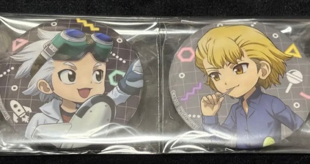 Dr.STONE 幼少期 スタンリー ゼノ 缶バッジ TOHO円盤