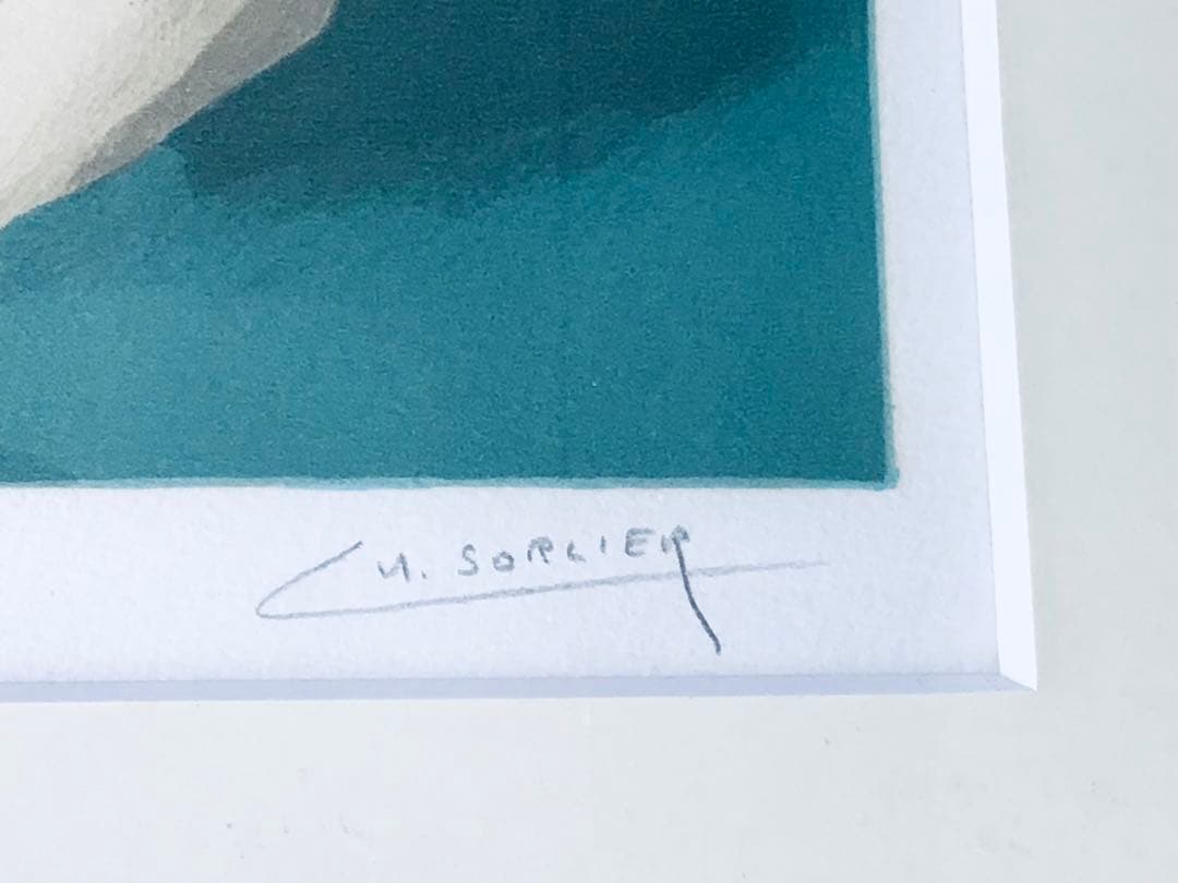 ◉真作正規◉マリー・ローランサン◉銀座フジヰ画廊◉舞台稽古◉大判リトグラフ・EA