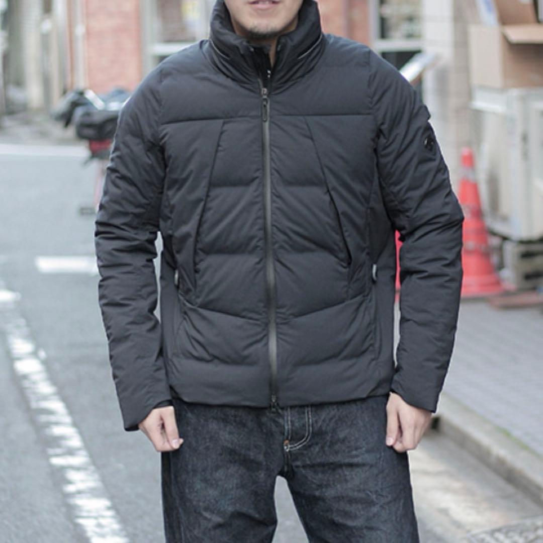 【美品】水沢ダウン　オルテライン　レジリエント　ジャケット　ネイビー　定価12万