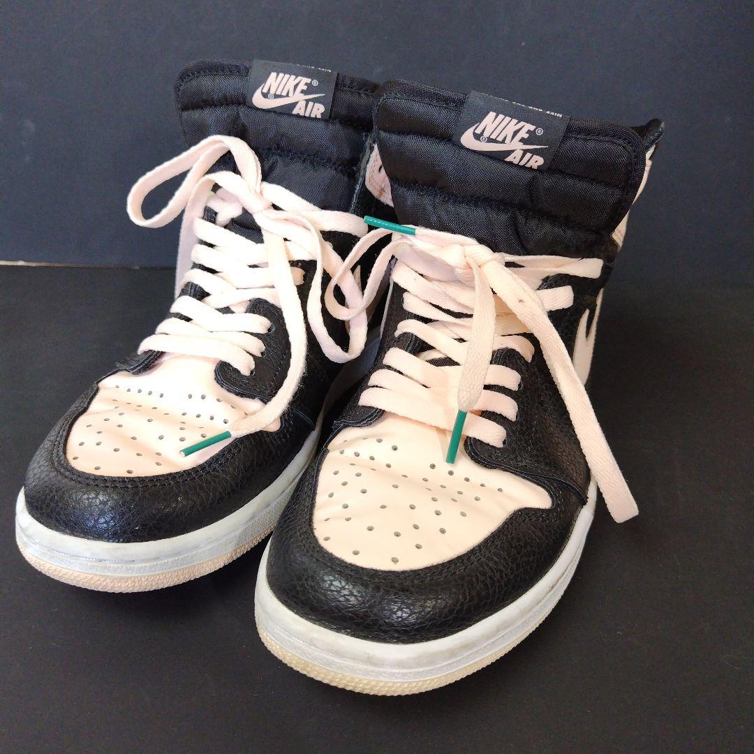 Nike Air Jordan ( エア ジョーダン 1 )黒/ピンク シューズ