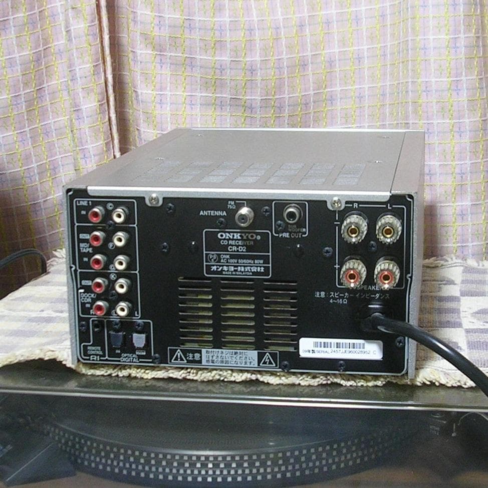 ＜力作＞ONKYO CR-D2 本体のみ +簡易リモコン付属
