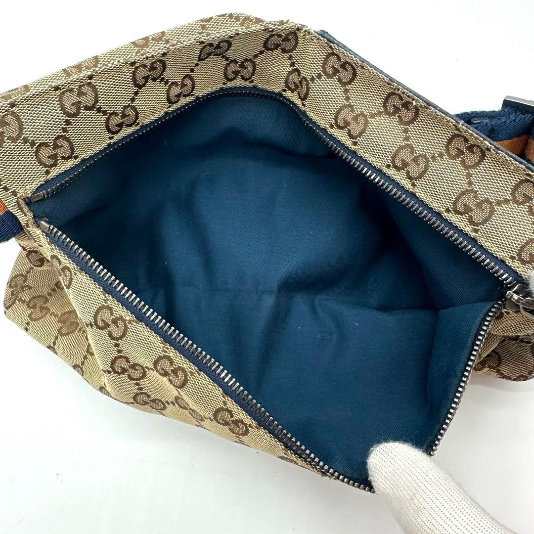 【極美品】GUCCI ボディバッグ シェリーライン GG キャンバス
