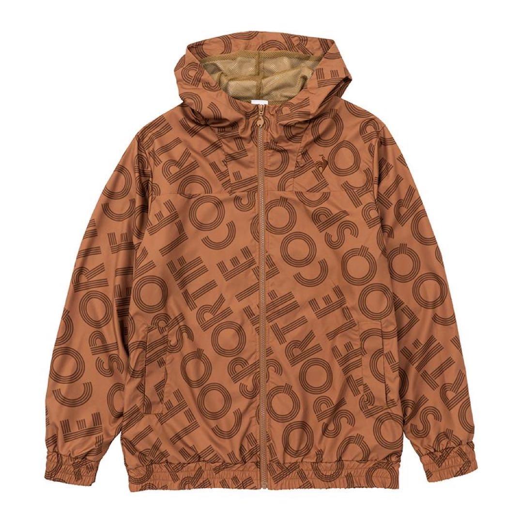 ルコックスポルティフ テニスウェア ジャケット QMMWJC30茶 メンズM新品