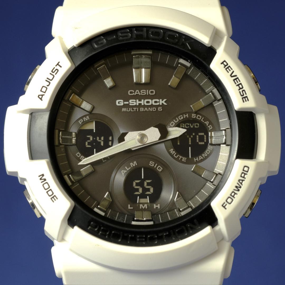【良品】G-SHOCK GAW-100B 電波ソーラー／ビッグケース (131)
