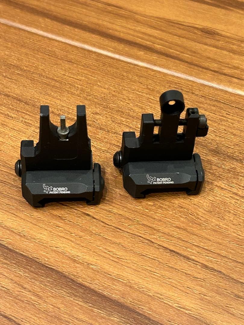 BOBRO ブラック マウントレール アイアンサイト