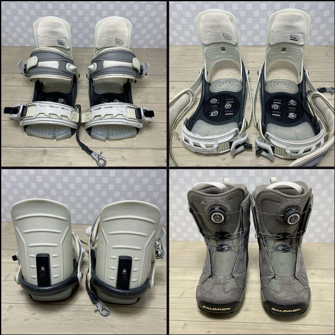 【即乗り3点セット♪】SALOMONブーツ＆BURTONスノボ143 レディース