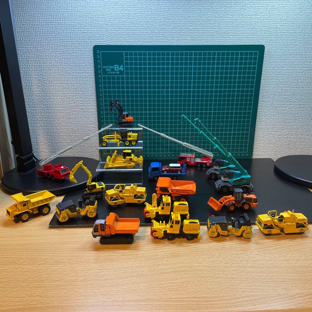 建設車両 ミニカーセット イエロー