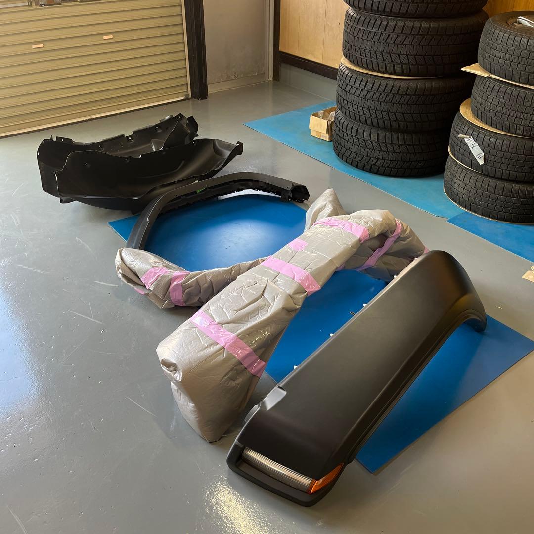 JLラングラー　フロント　リヤ　純正フェンダー　インナー付き。