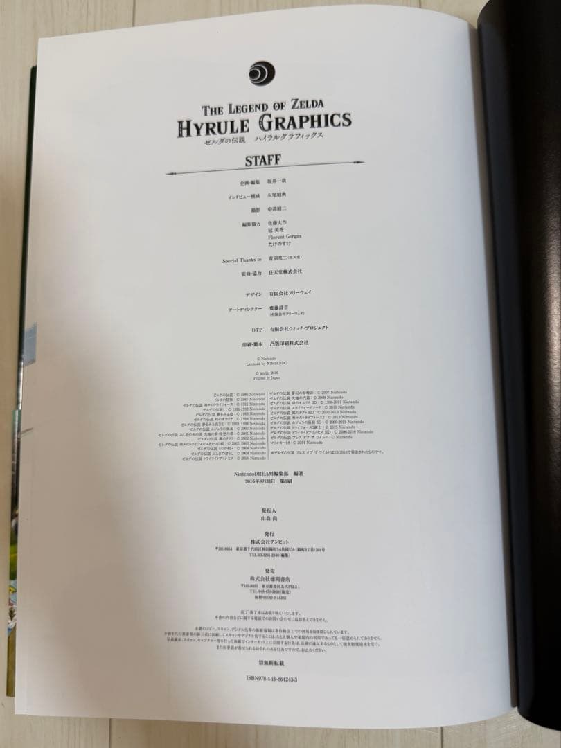 ゼルダの伝説 ハイラル・ヒストリア＋30周年記念書籍 4冊セット