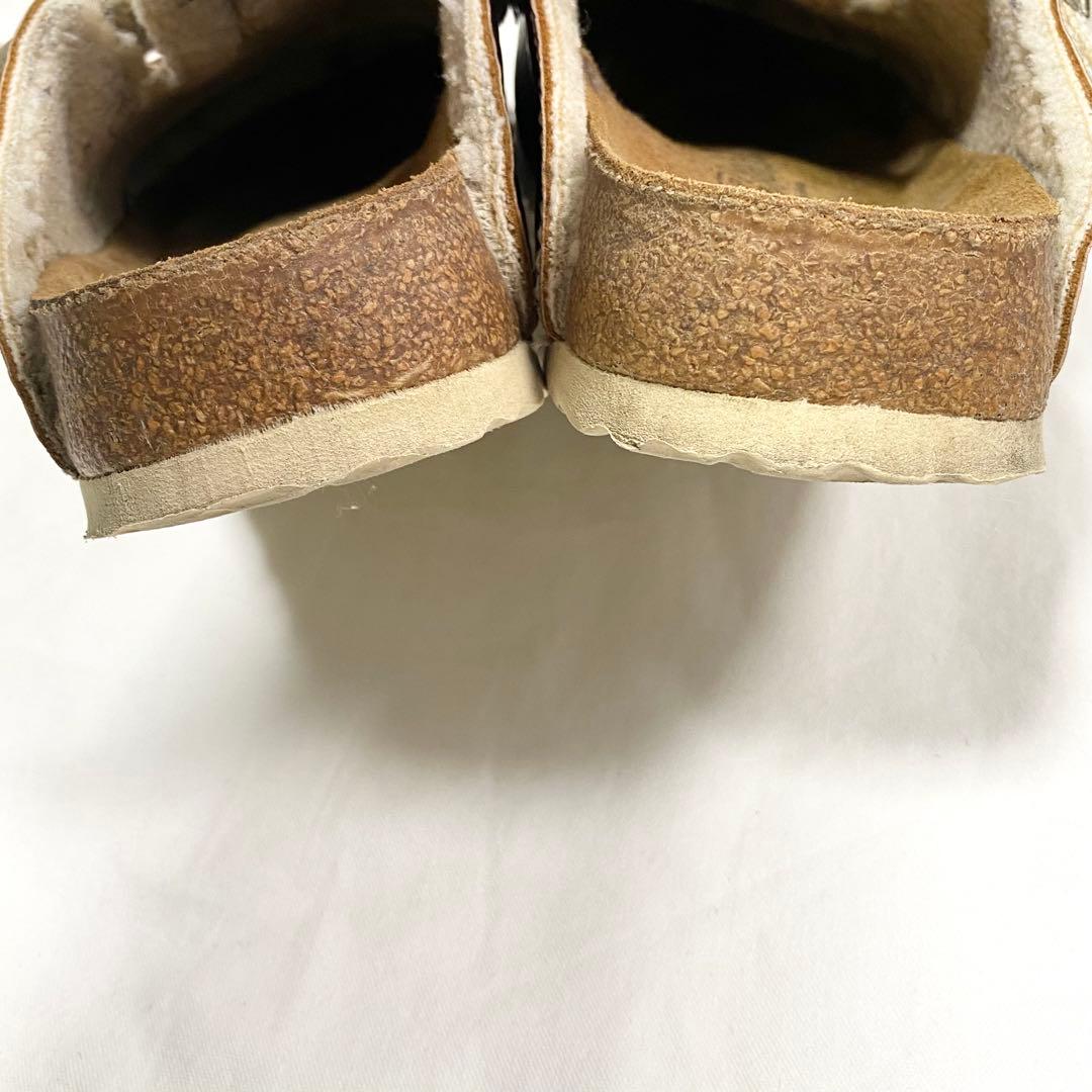 極美品✨希少 ビルケンシュトック ボストン レザー ボア サンダル 25cm