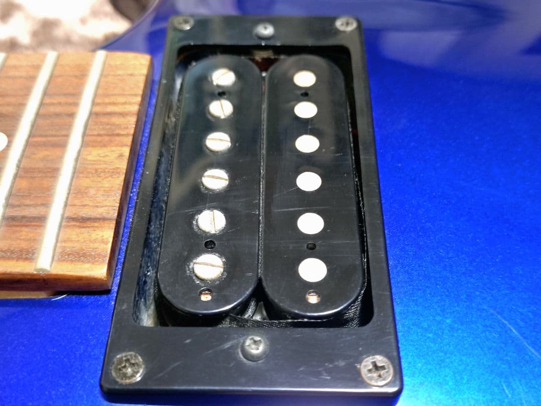 【USED】Burny_レスポール_エレキギター_ジャンク品扱い_ブルー