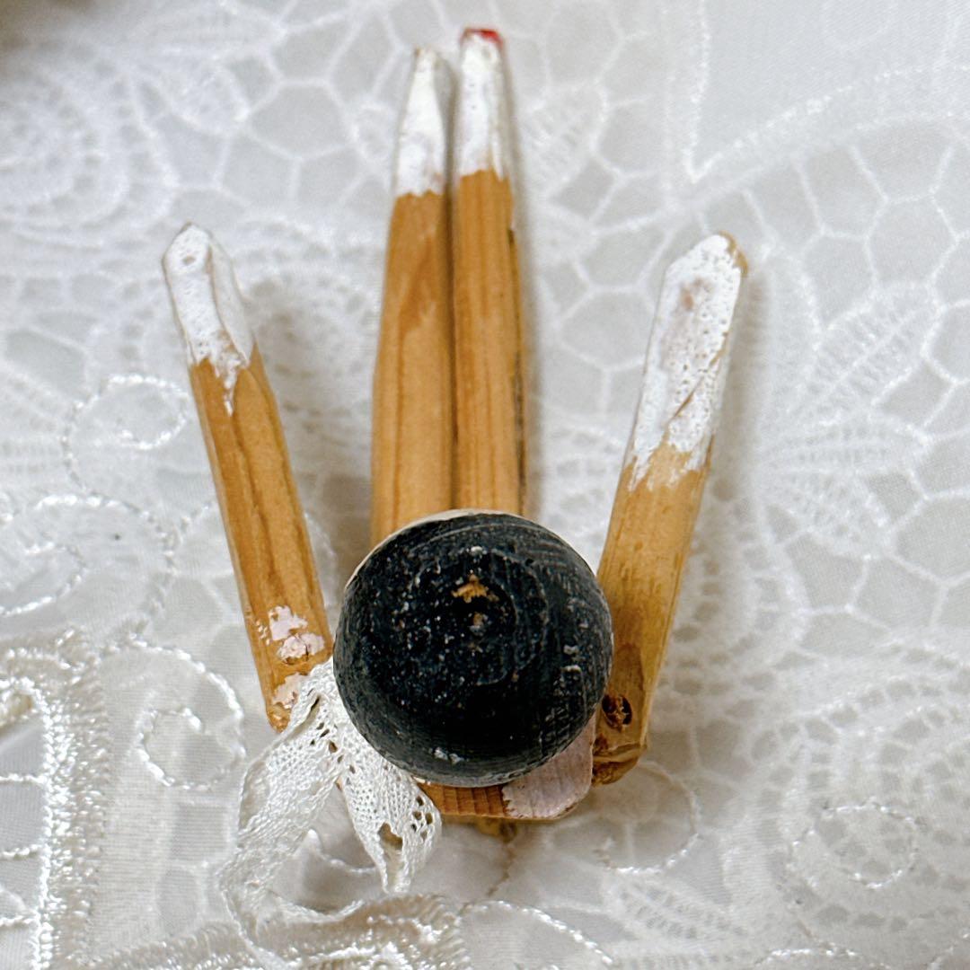 まーちゃん 様　❤️小さなペグドール❤️ アンティークウッデンドール　木製人形