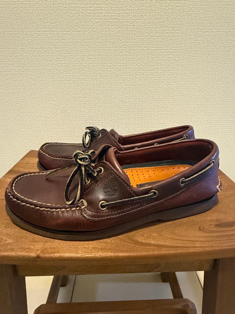 Timberland バーガンディ ローファー EU42 26.5cm