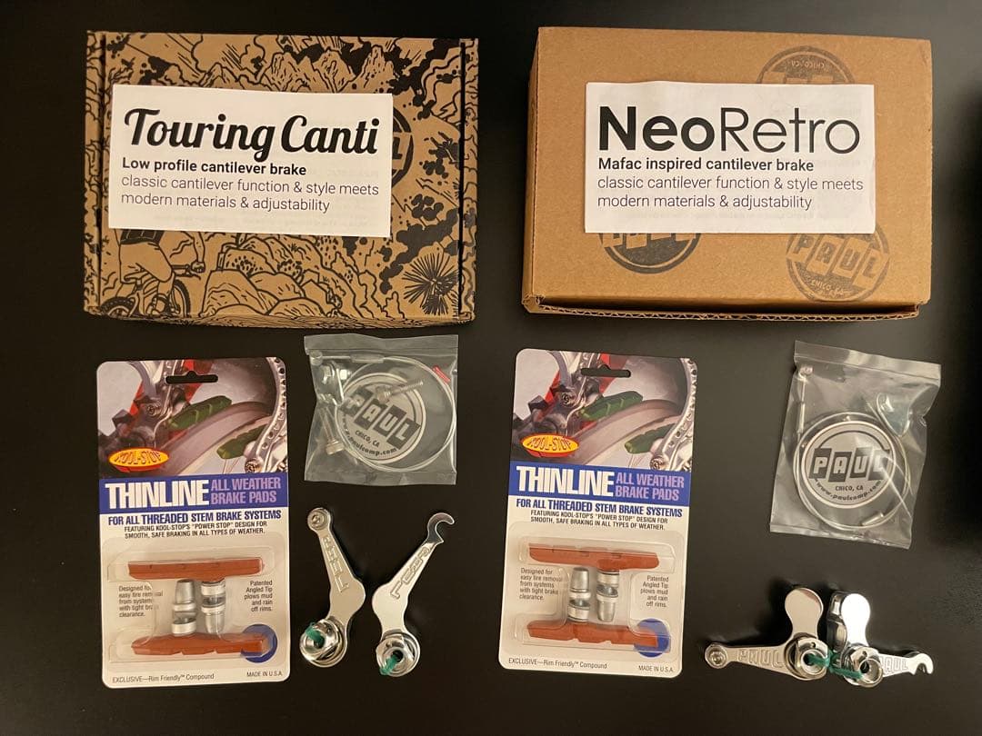 Paul Component カンチブレーキセット polish