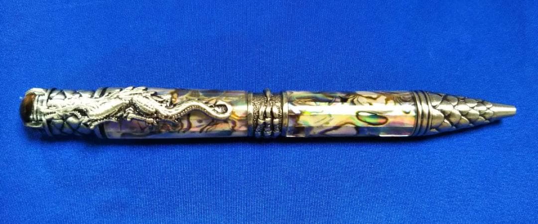 ハンドメイド マザーオブパール ドラゴンボールペン