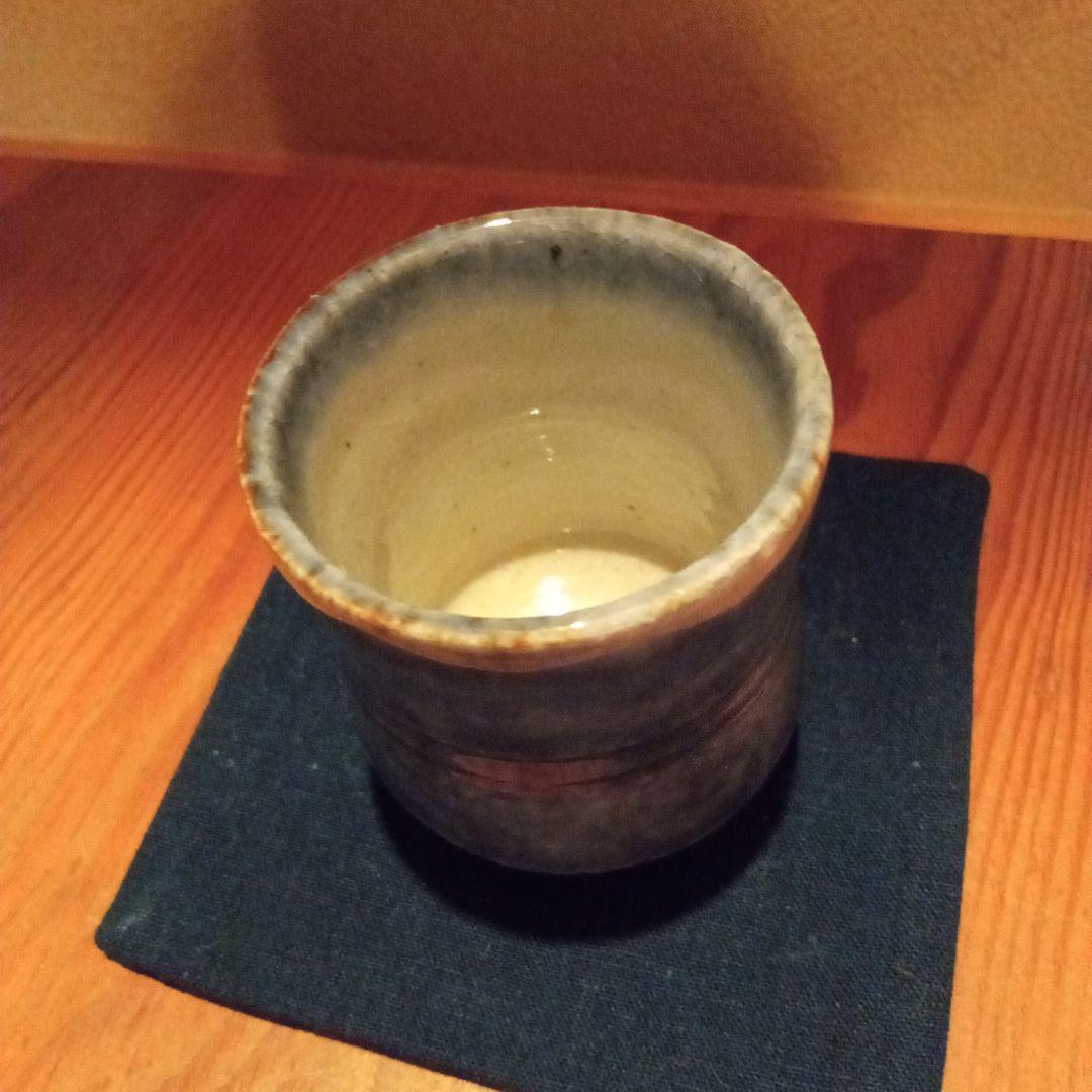 【珍品 湯呑】呉須湯呑　 河井寛次郎