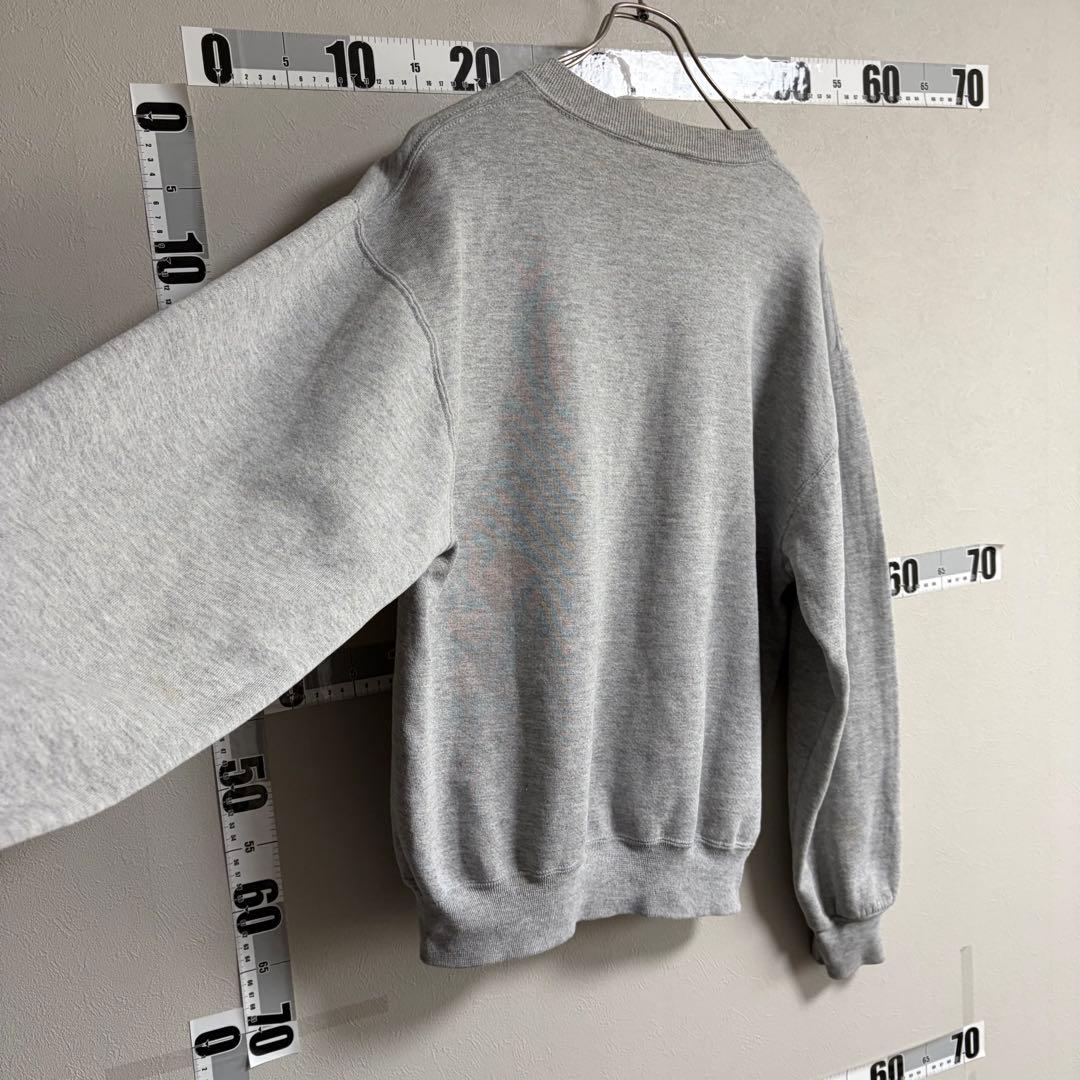 90s USA製 ラッセルアスレチック スウェット 無地 Vガゼット M グレー