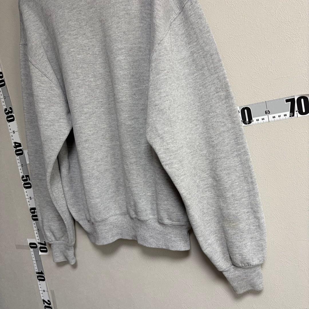 90s USA製 ラッセルアスレチック スウェット 無地 Vガゼット M グレー