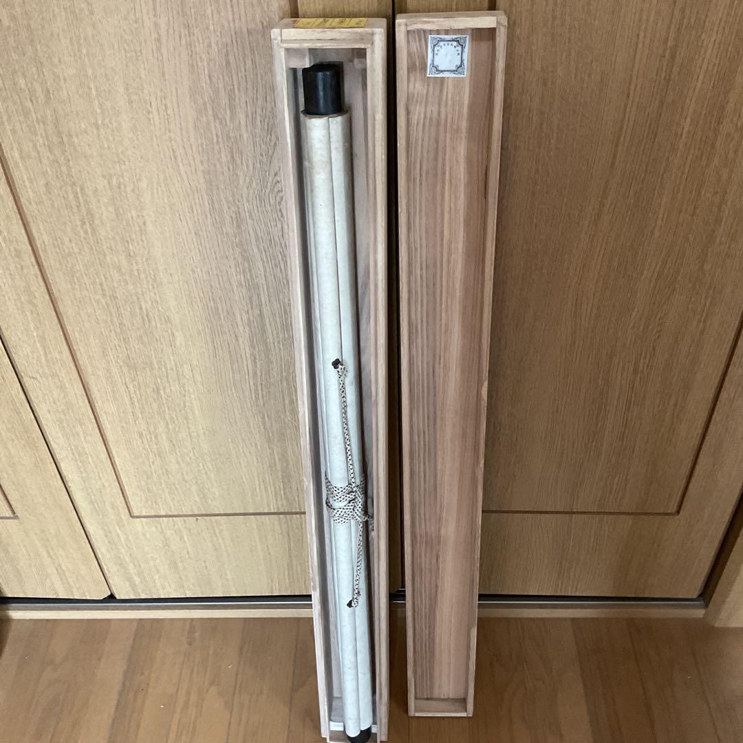 狩野探信　　絹本着色　七福神之図　　軸先木　合箱　掛軸一幅 レアな作品