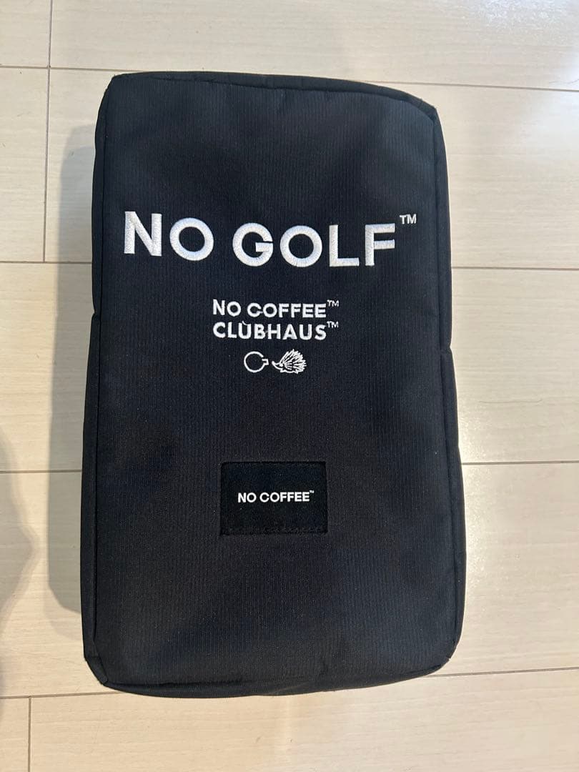 NO GOLF ゴルフシューズケース　ブラック