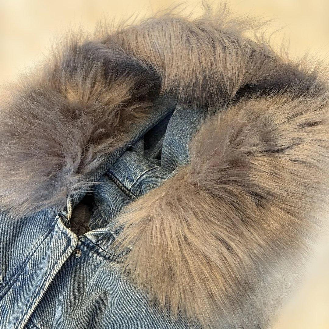 SCOT CLUB スコットクラブ　ボアライナー付きデニムコート　モッズコート