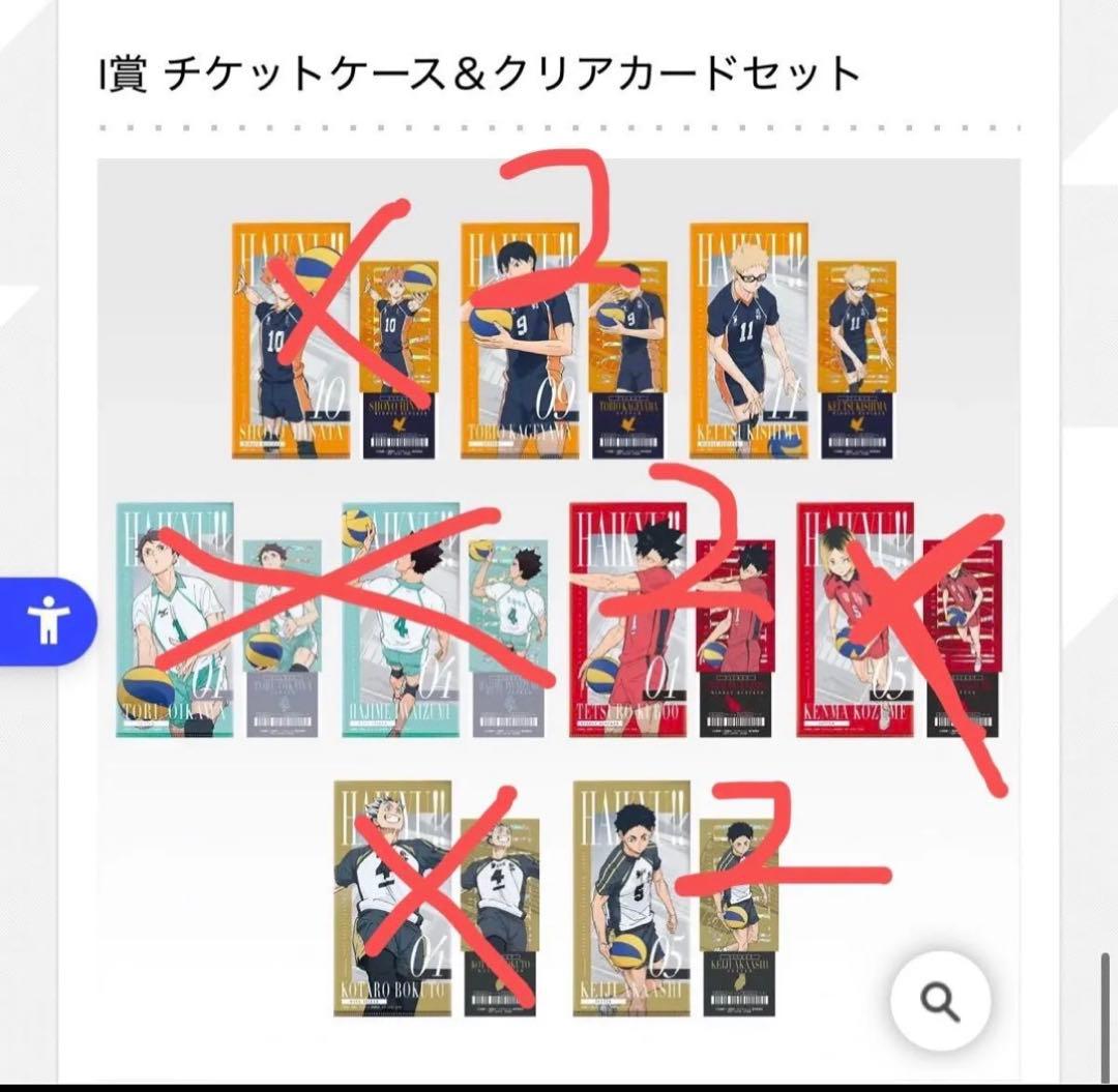 最安値ハイキュー!! 一番くじ 北信介 ラストワン賞 フィギュア メッシュポーチ