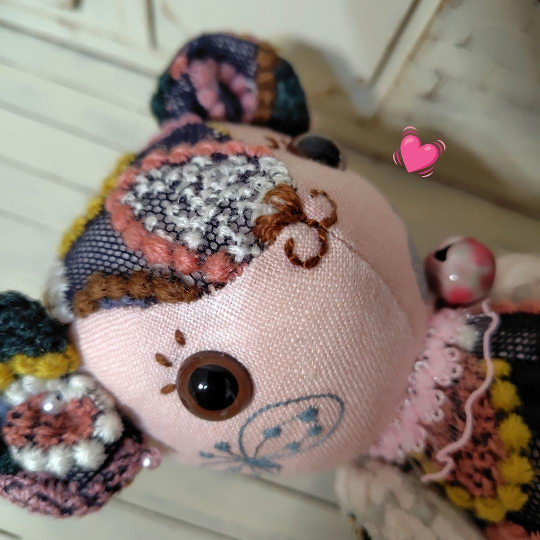 ゆ*こ様 【オークションです】ミナペルホネン＊ハンドメイド＊ぬいぐるみ＊テディベ