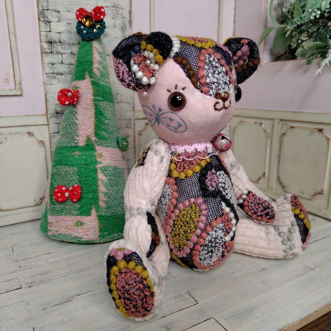 ゆ*こ様 【オークションです】ミナペルホネン＊ハンドメイド＊ぬいぐるみ＊テディベ