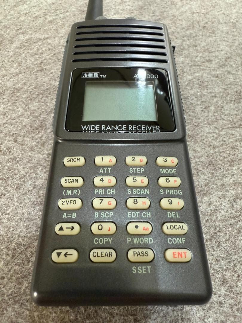 ワイドレンジレシーバー AOR AR8000 + ロッドアンテナ RH789 等