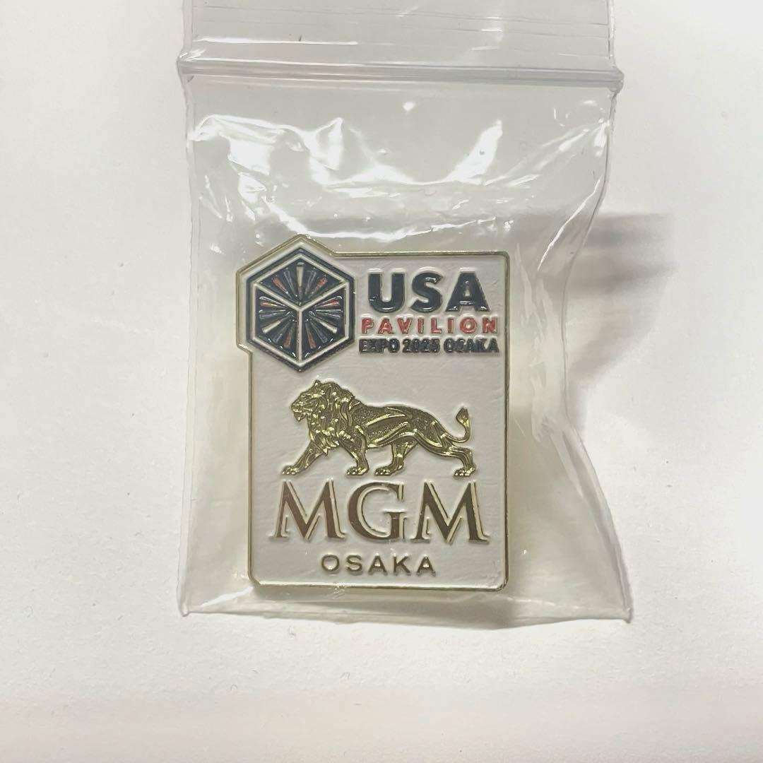 大幅値下げ中！【激レア】MGM 大阪万博2025 ピン USA PAVILION