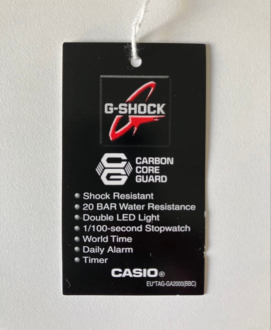 新品未使用タグ＆箱付CASIO G-SHOCK GA-2110ET-8A グレー