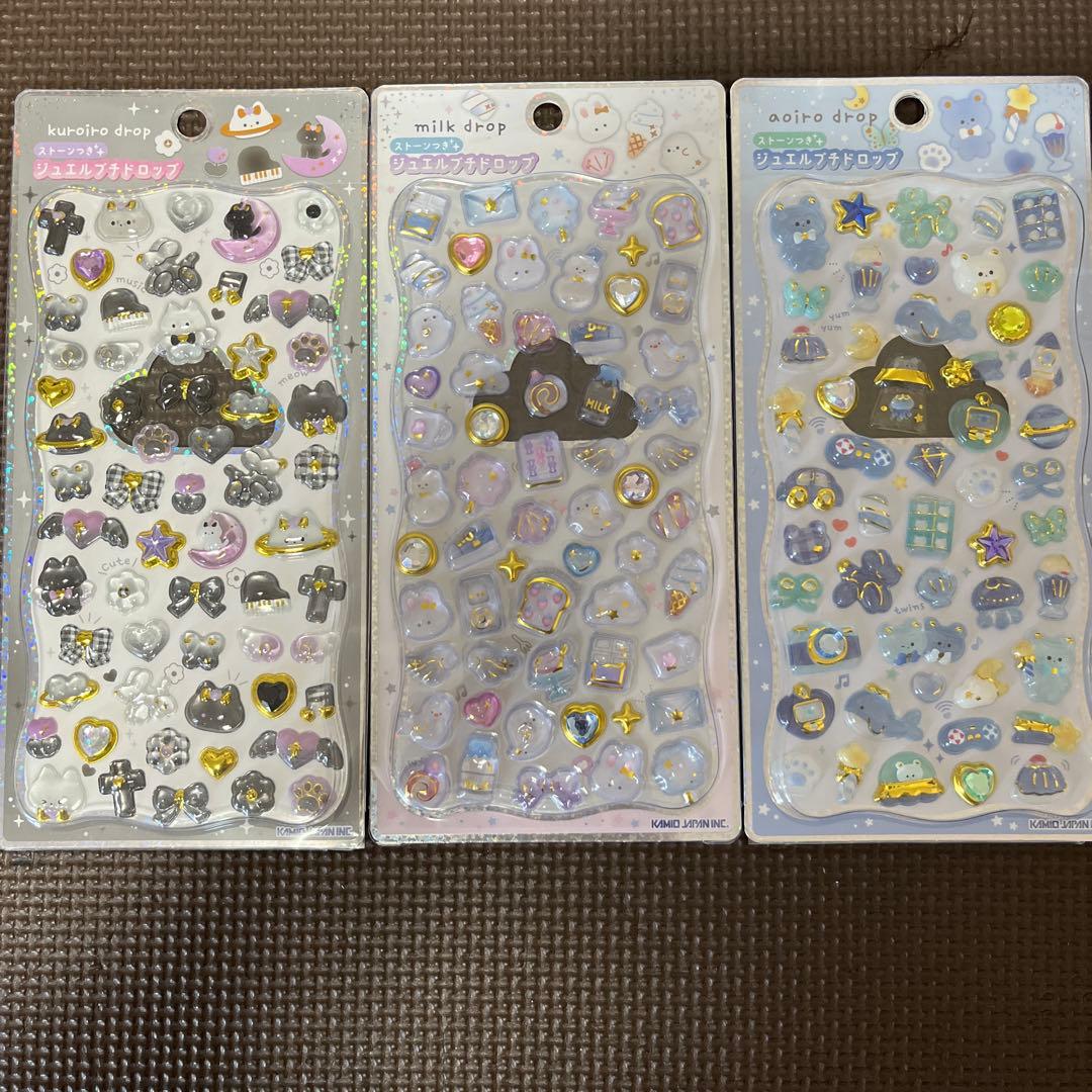 カミオジャパン　サン宝石　シール　ほっぺちゃん　カプセルポップシール