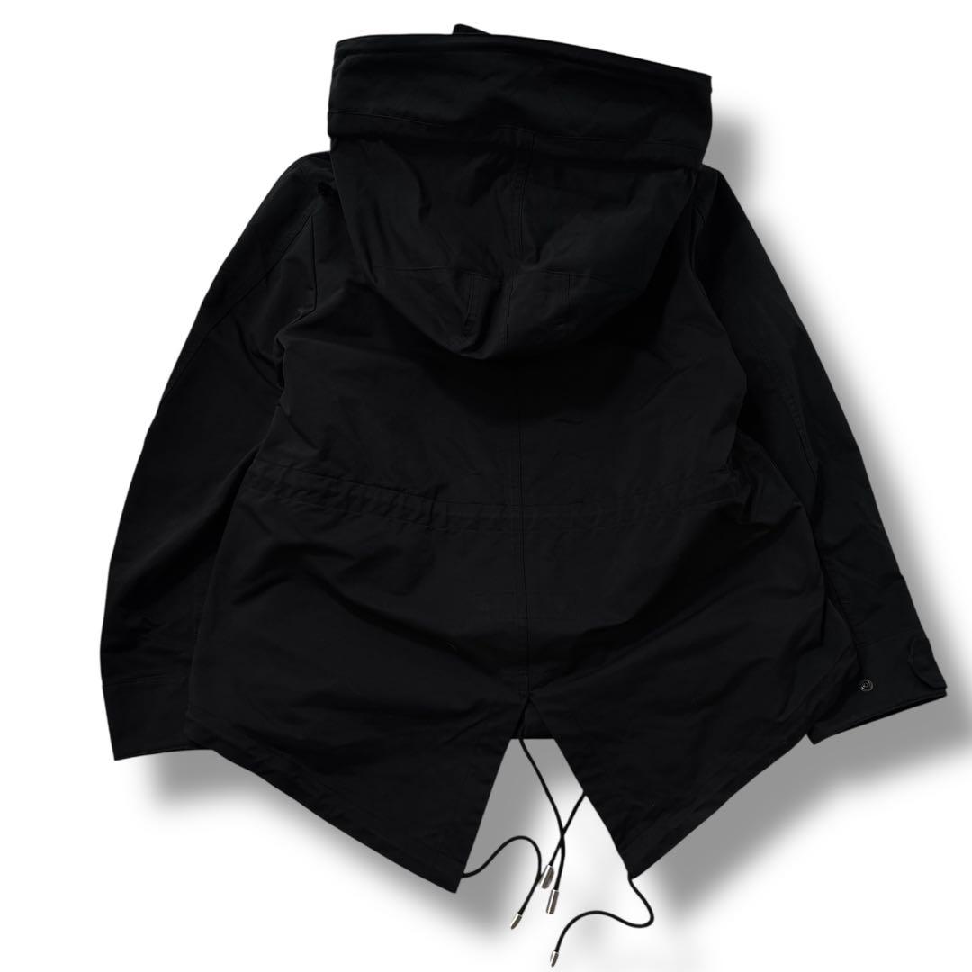 【極美品】THE RERACS　ザリラクス　モッズコート 黒　ブラック　L