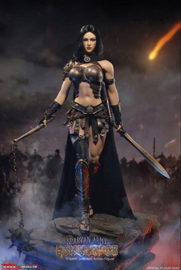TBリーグ 1/6 スパルタアーミー女性司令官 女戦士 コマンダーブラック版