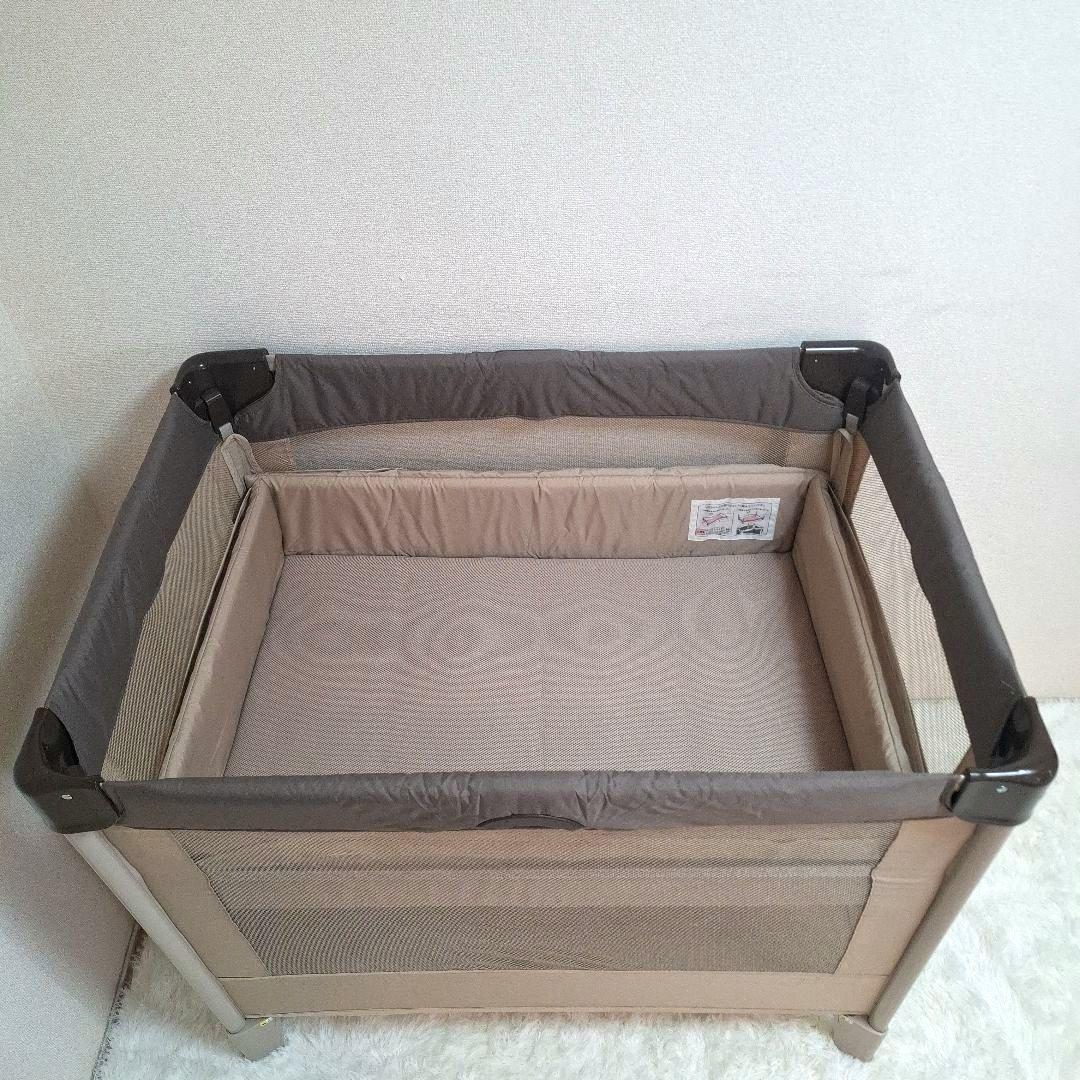 【美品】Aprica アップリカ ココネルエアー ベビーベッド ココア