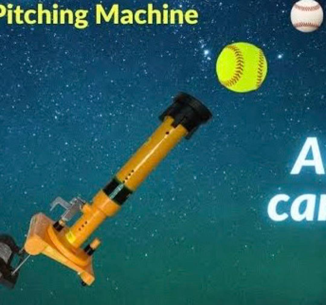 Pop Toss ソフトボール用トスマシン　一人用 電池電源不要