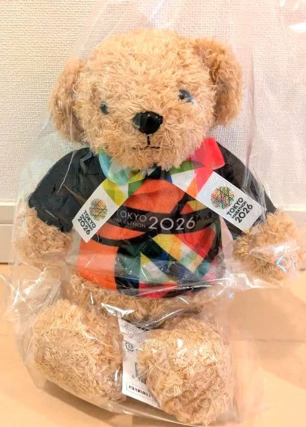 新品未使用　東京マラソン2026　テディベア　ぬいぐるみ　即購入可