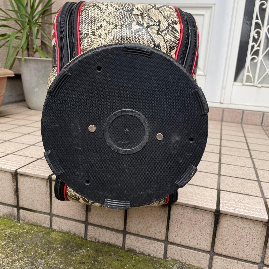 【レア柄】TaylorMadeテーラーメイド キャディバッグ フード付 蛇柄