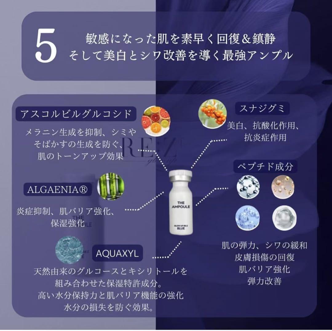 GROW UP Rez ブルースピキュールセット6本