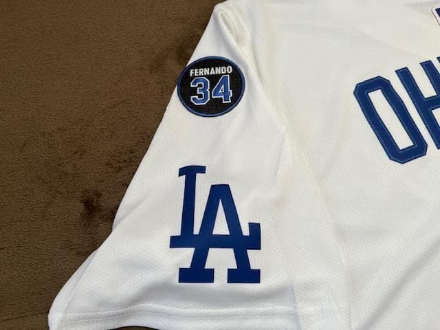 大谷翔平WBC2026出場/WS2025優勝記念パッチ付LimitedジャージＬ