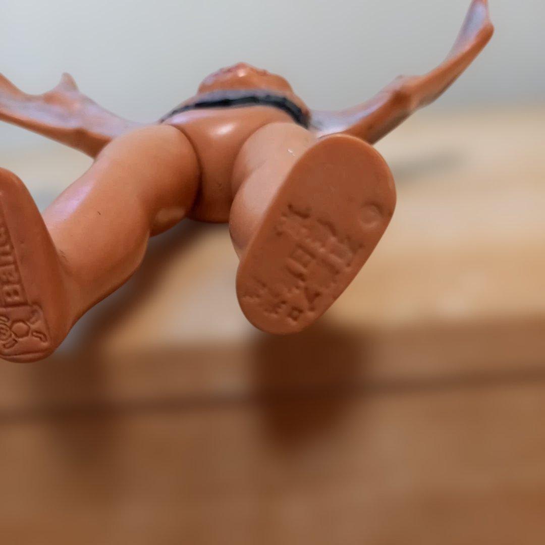 仮面ライダーコウモリ男ソフビ当時物