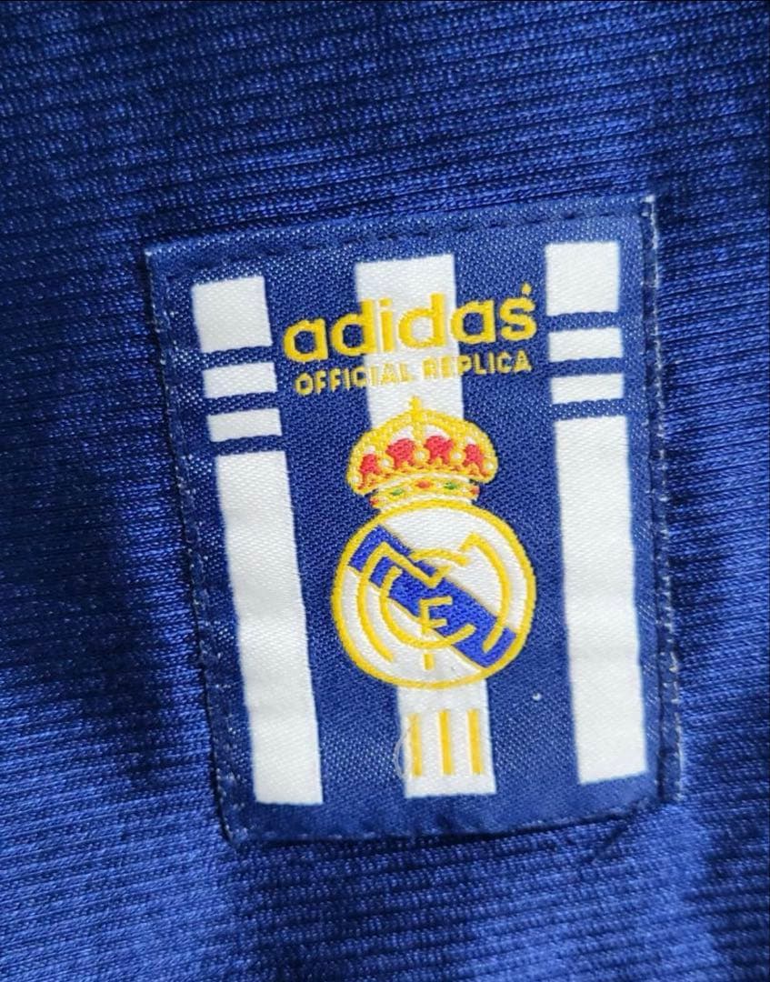レアルマドリード 刺繍 98-99年襟付きゲームシャツ ユニフォーム　レドンド