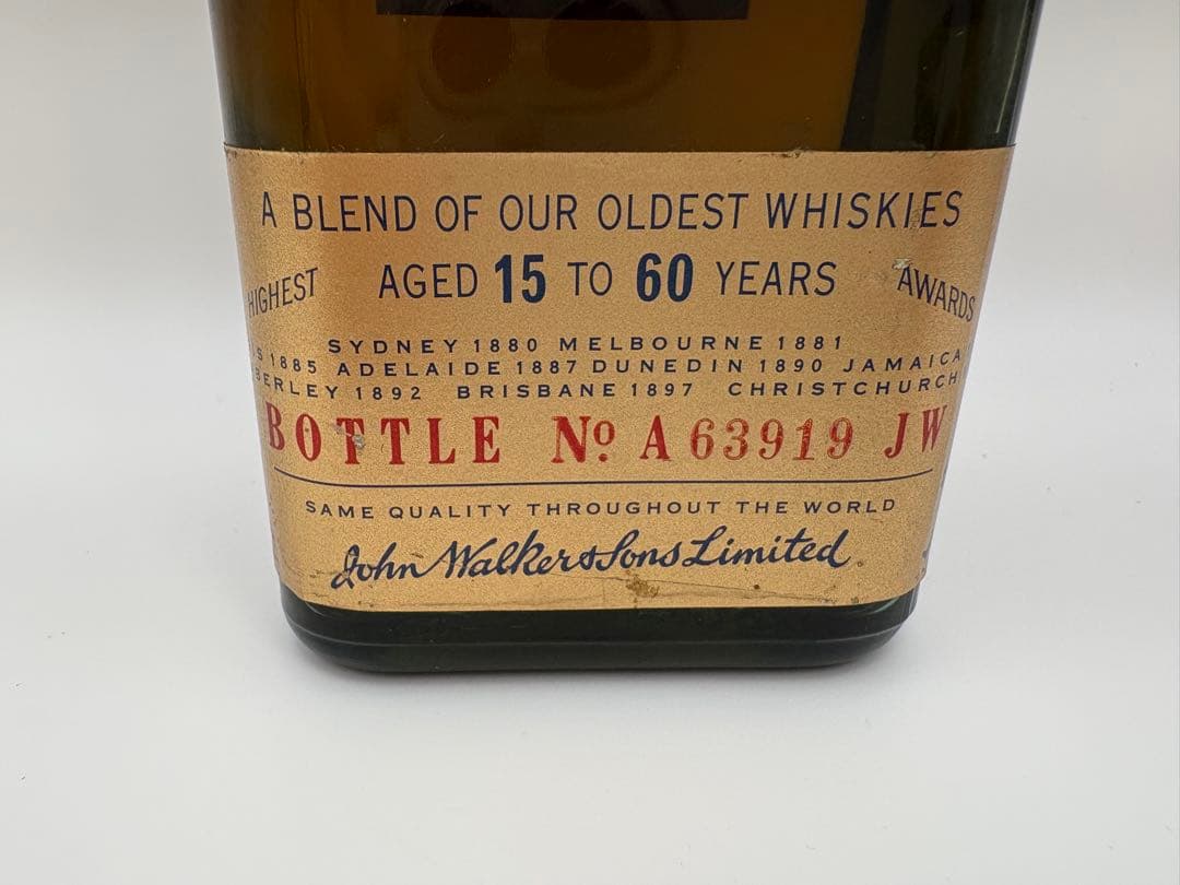 古酒　未開栓　金キャップ　ヘネシーXO ジョニーウォーカー　オールデスト セット