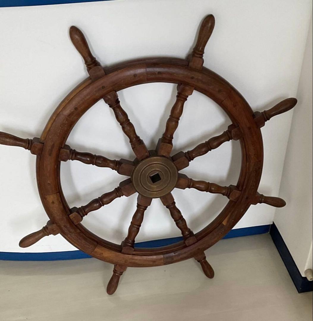 操舵輪 直径約90cm