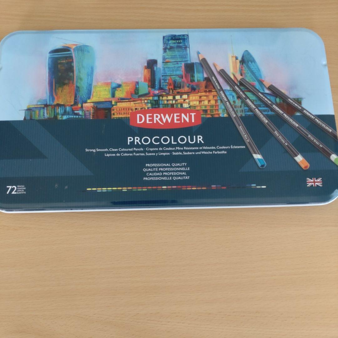 DERWENT PROCOLOUR 72色油性色鉛筆セット