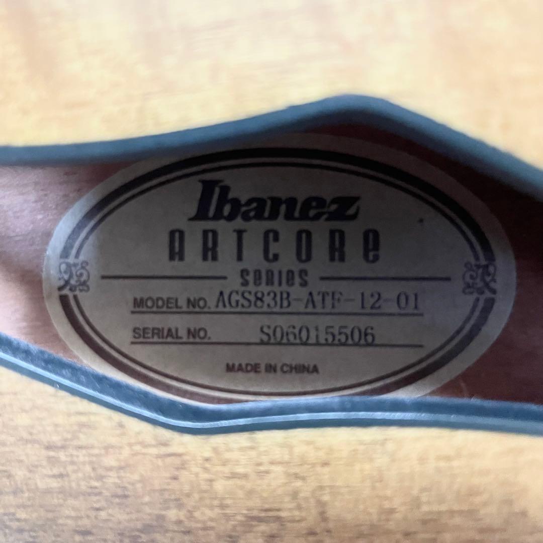 【極美品】Ibanez AGS83B セミアコ