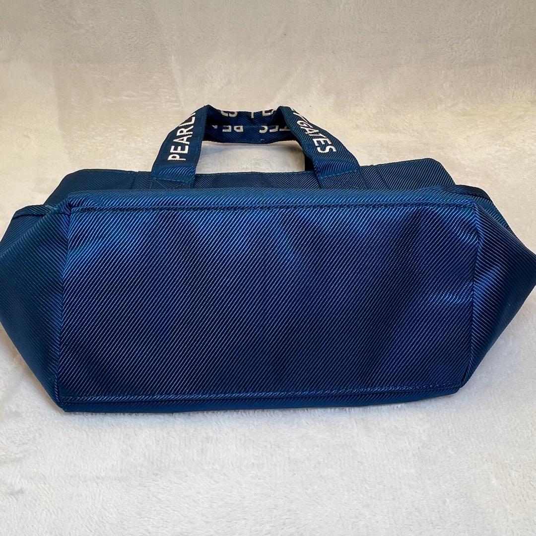 美品✨パーリーゲイツ 近年モデル カートバッグ ブルー　紺　ロゴ ニコちゃん