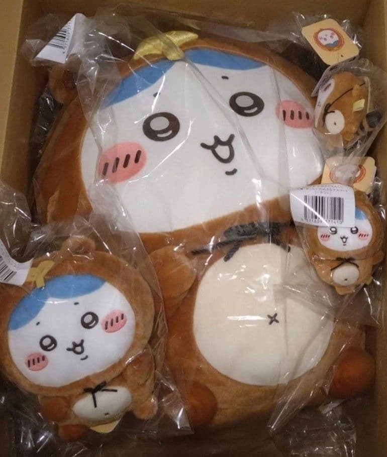 ちいかわ　たぬきだもんくじ A賞 B賞C賞✖2ハチワレ　新品未開封